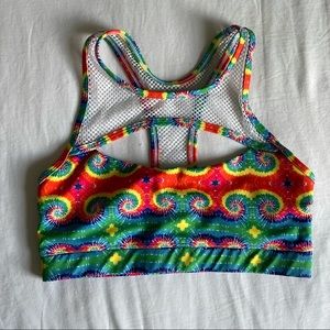 Tie Dye Sports Bra | Size Medium